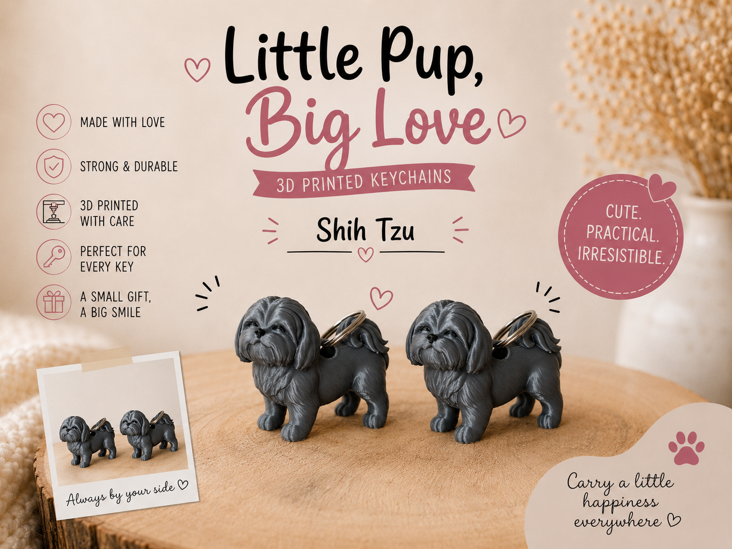 Sleutelhanger Shih Tzu