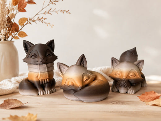 Vosjes set van 3
