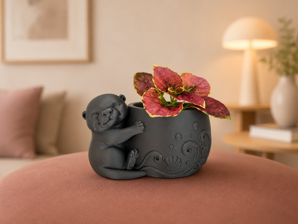 Otter bloempotje