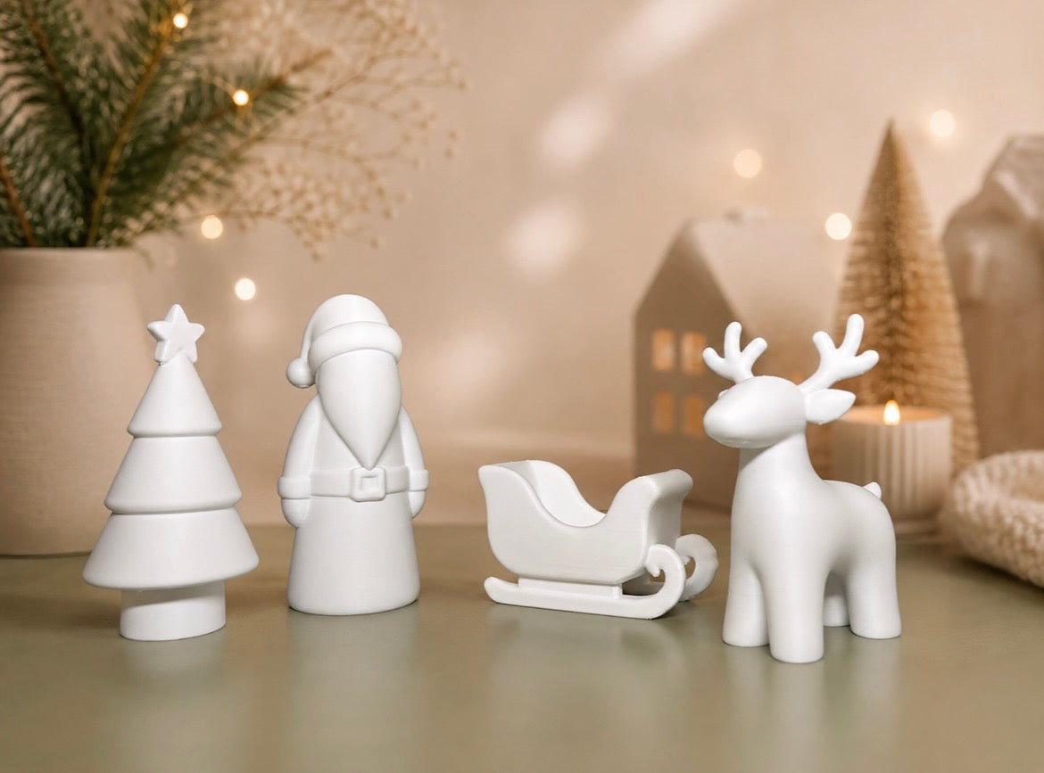 Minimalistische Kerst set