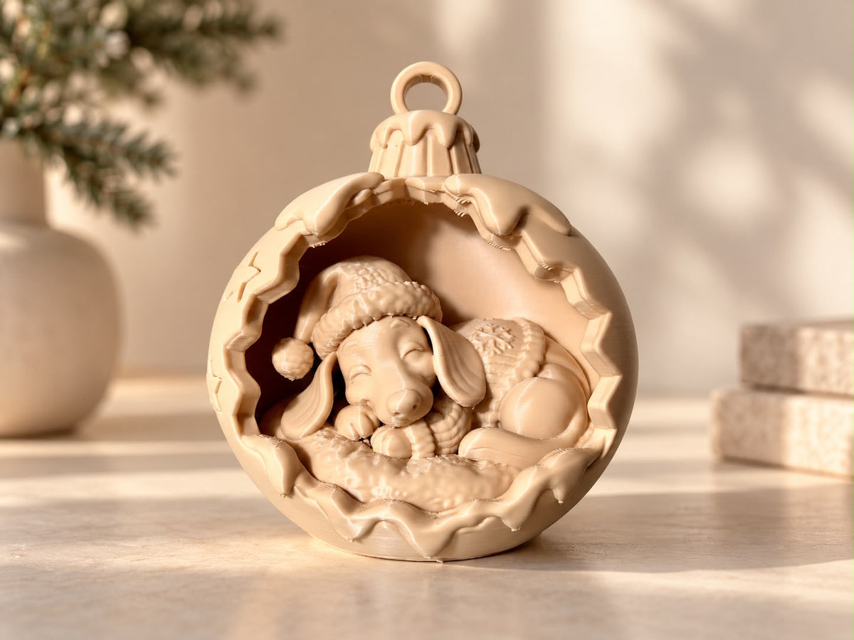 XL Teckel Kerstbal – kerstdecoratie