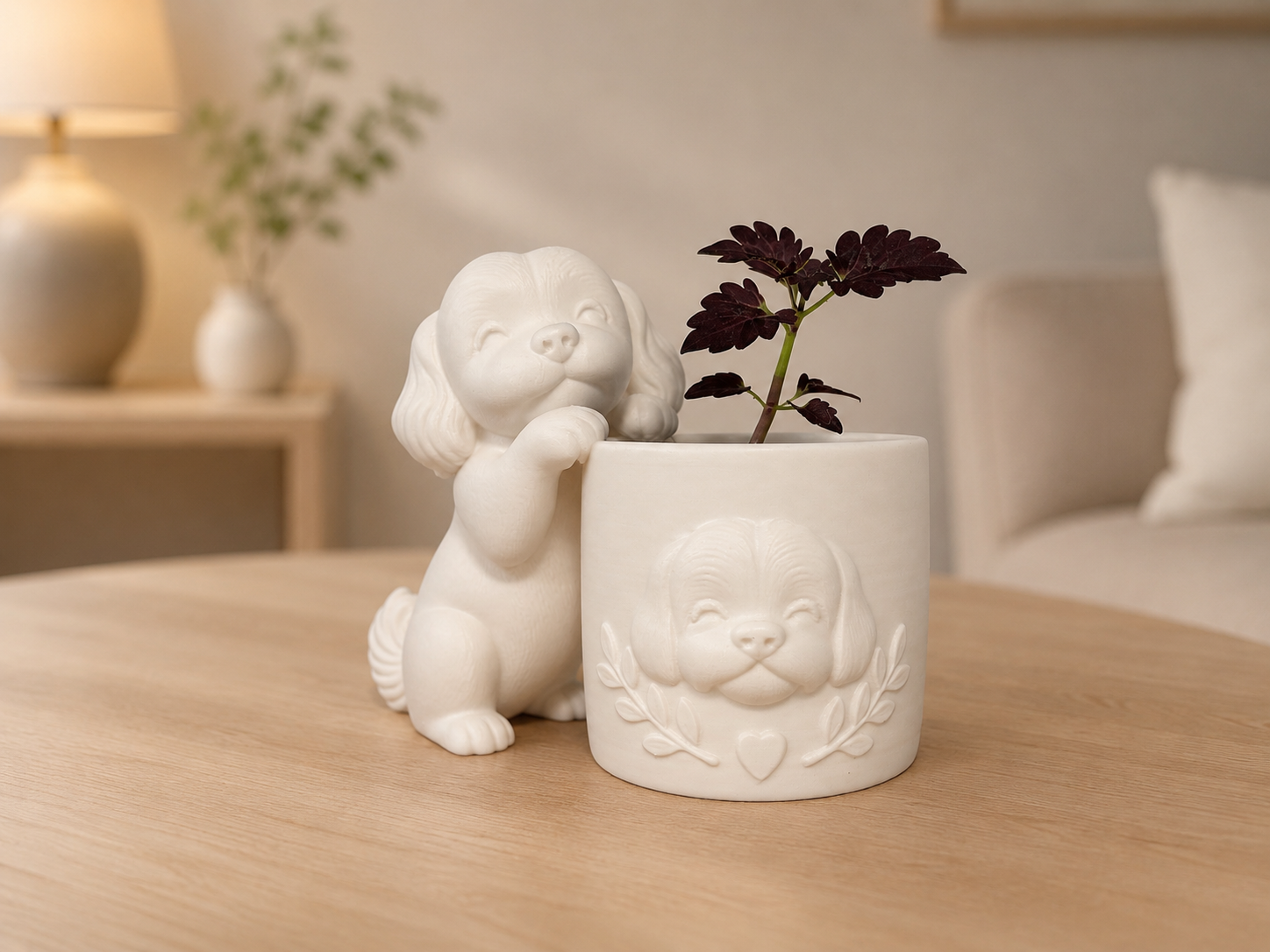 Schattig Maltezer bloempotje