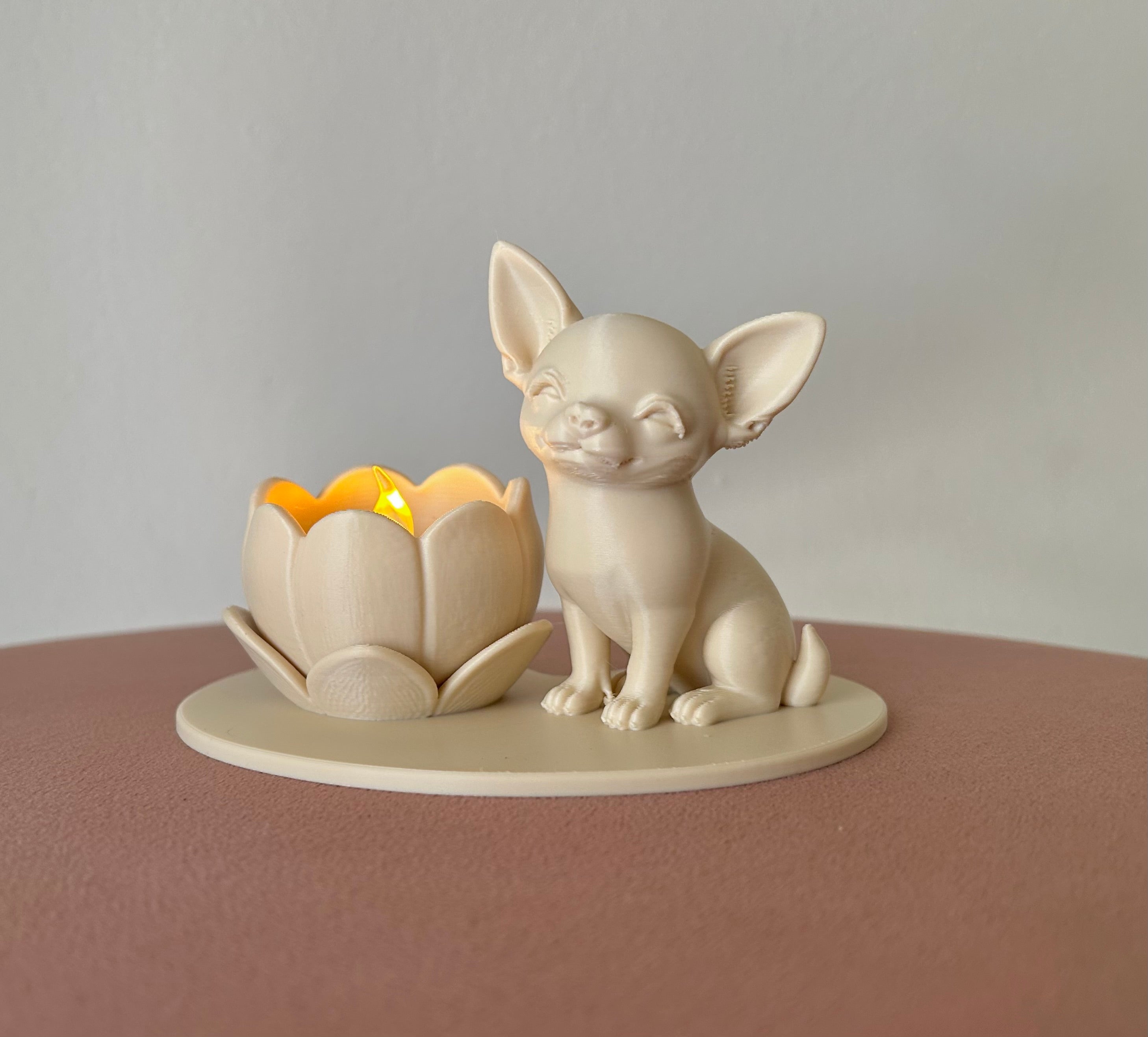 Chihuahua led theelichthouder