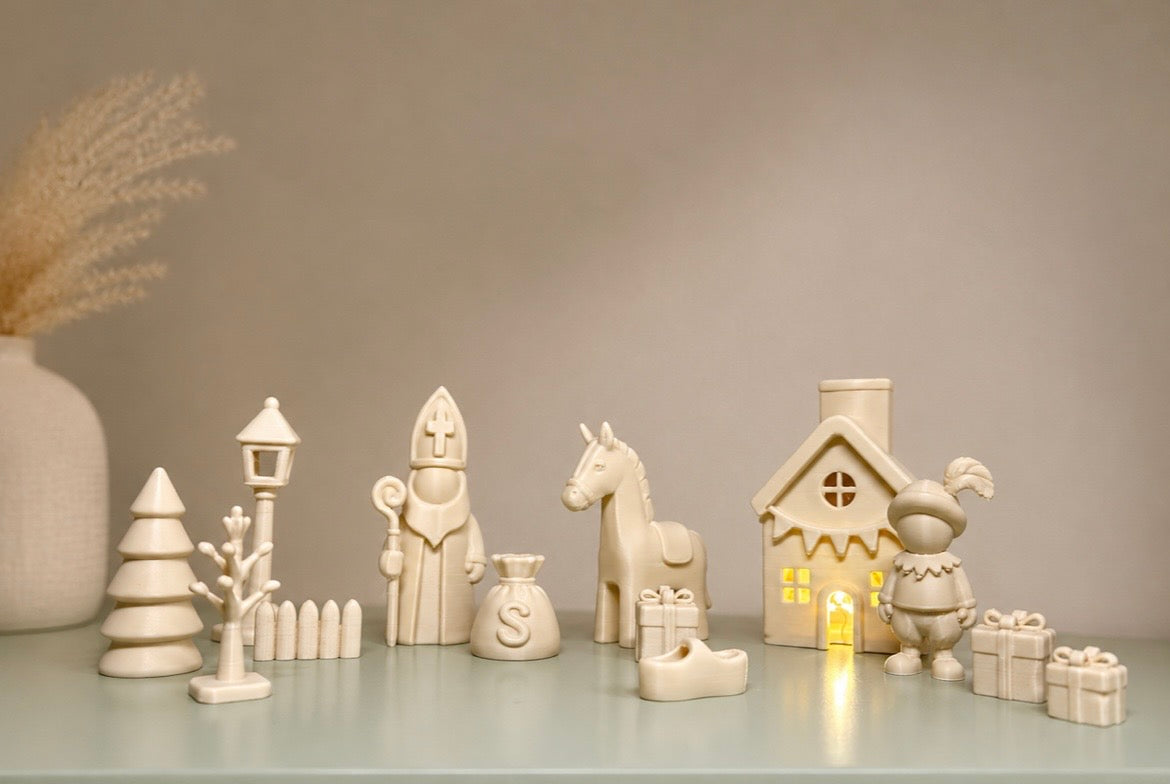 Sinterklaas mini village set