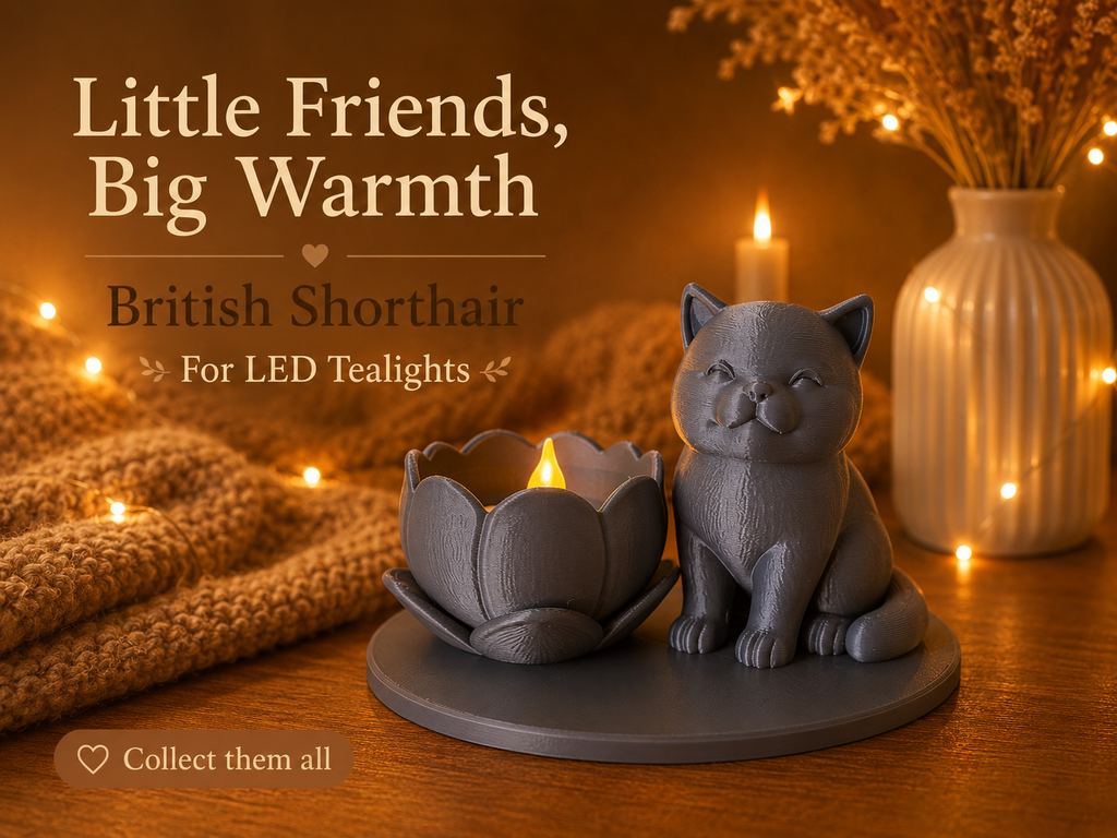 Britse Korthaar led theelichthouder