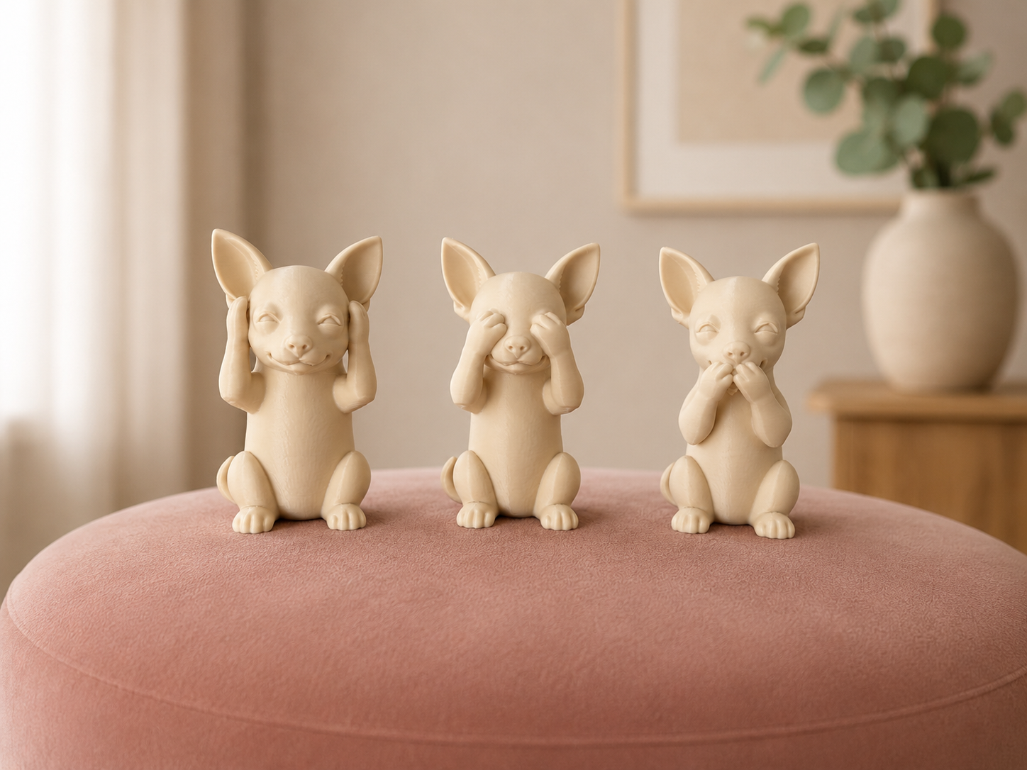 Chihuahua horen, zien en zwijgen