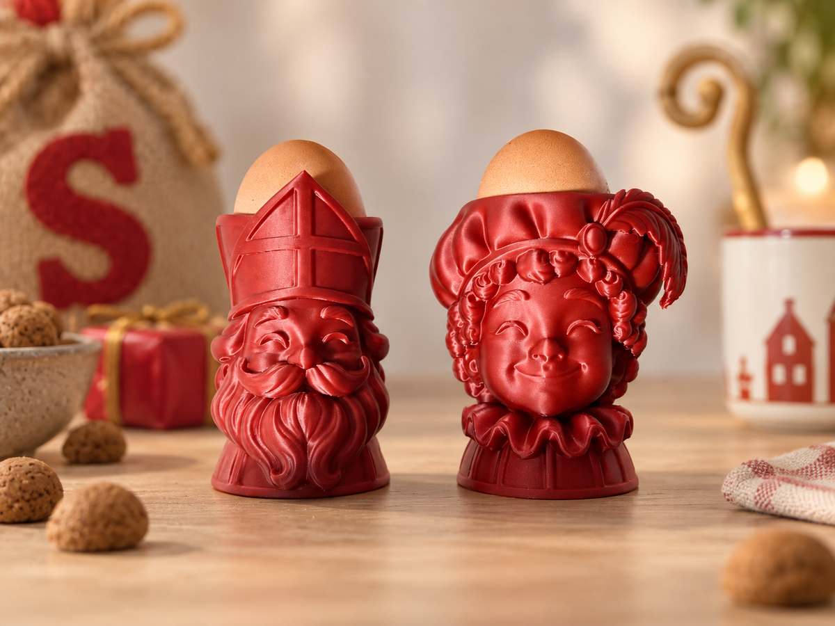 Sint en Piet eierdopjes