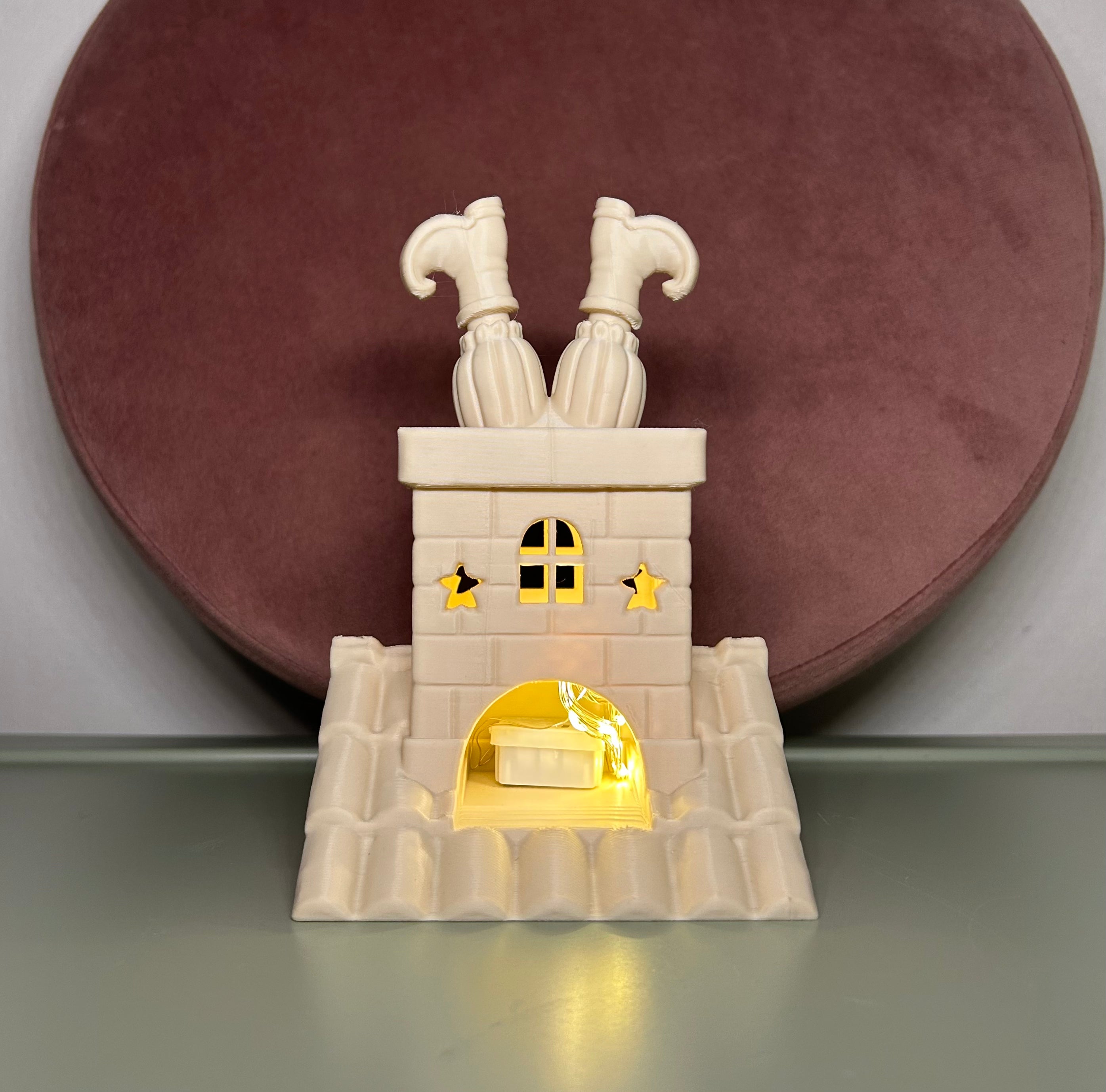 Sinterklaas licht huisje met Piet