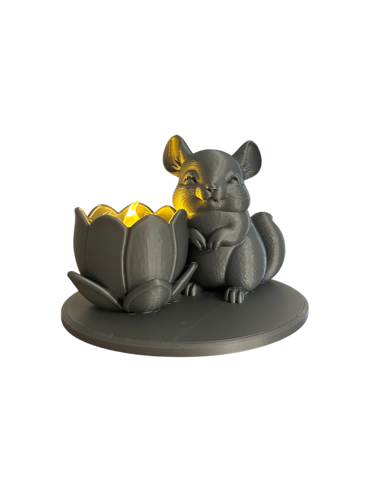 Chinchilla Led theelichthouder