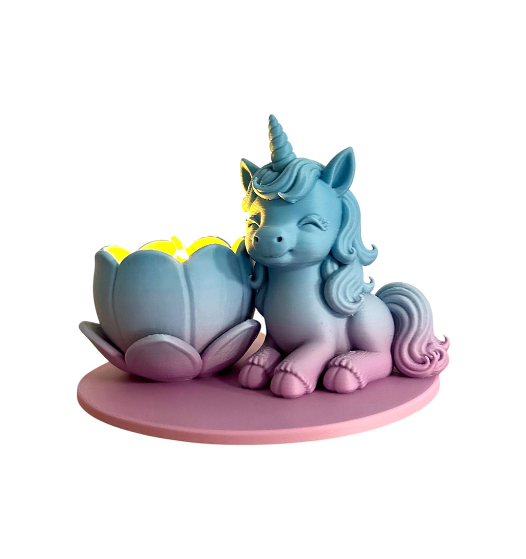 Unicorn Led Theelichthouder