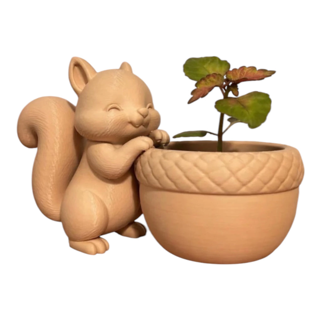 Eekhoorn bloempotje