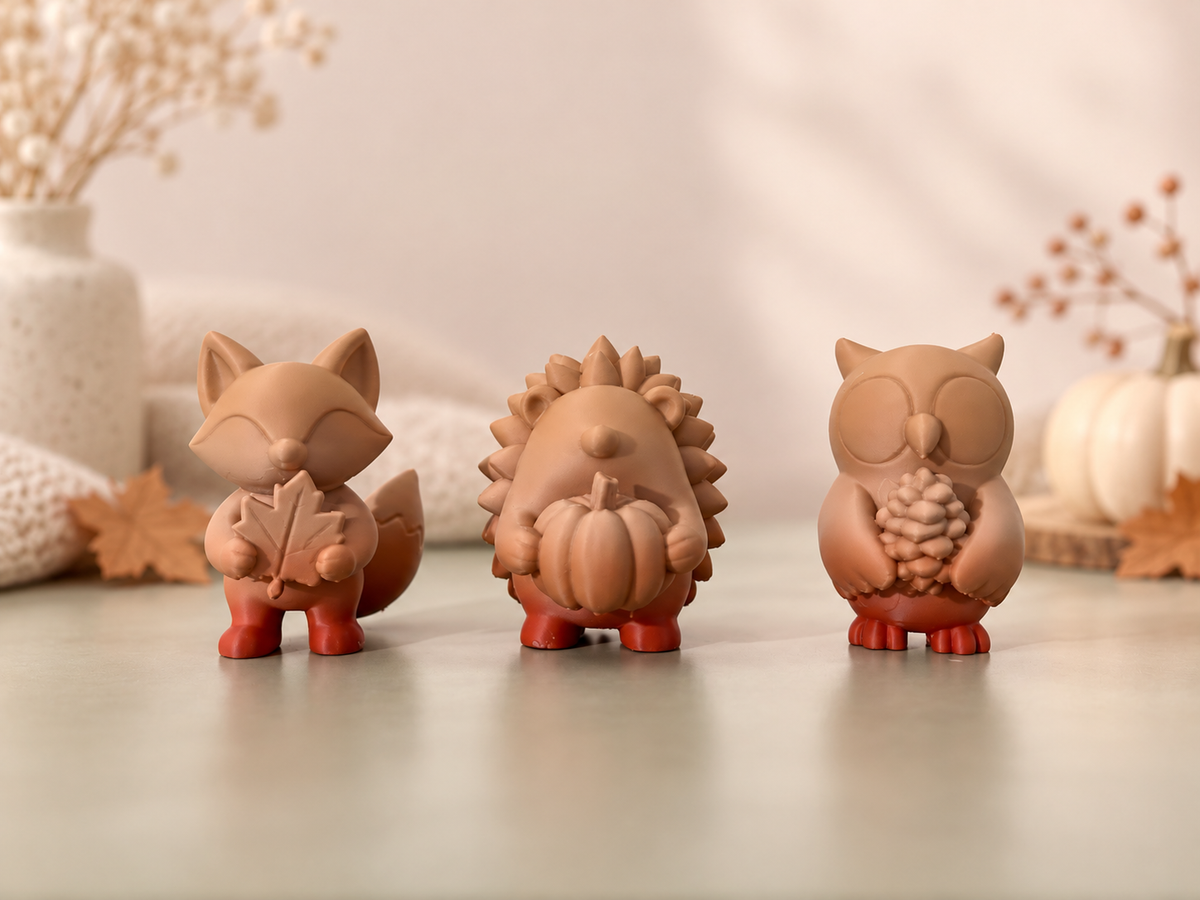 Herfstdiertjes set van 3