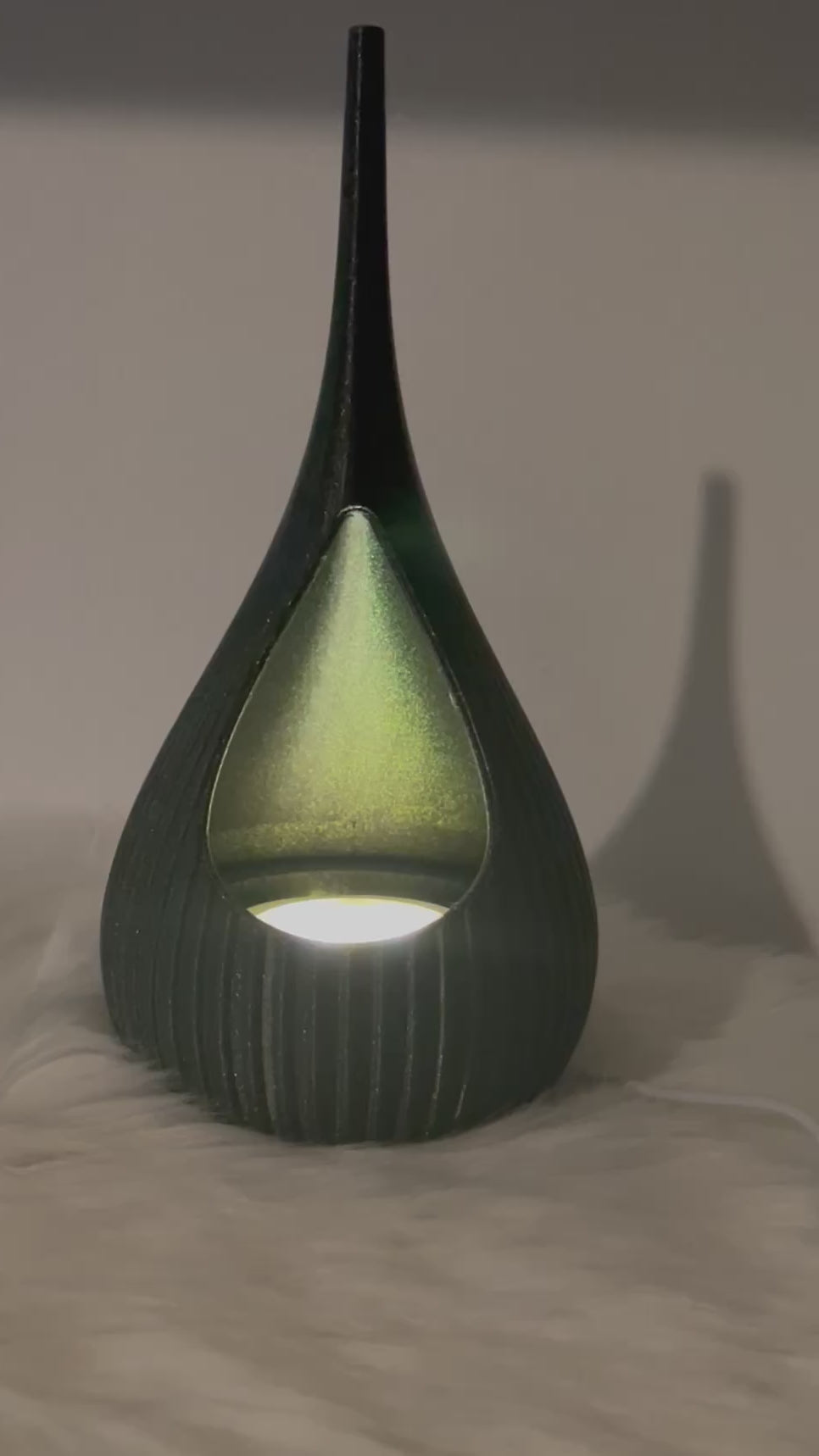 Druppellamp met ledverlichting
